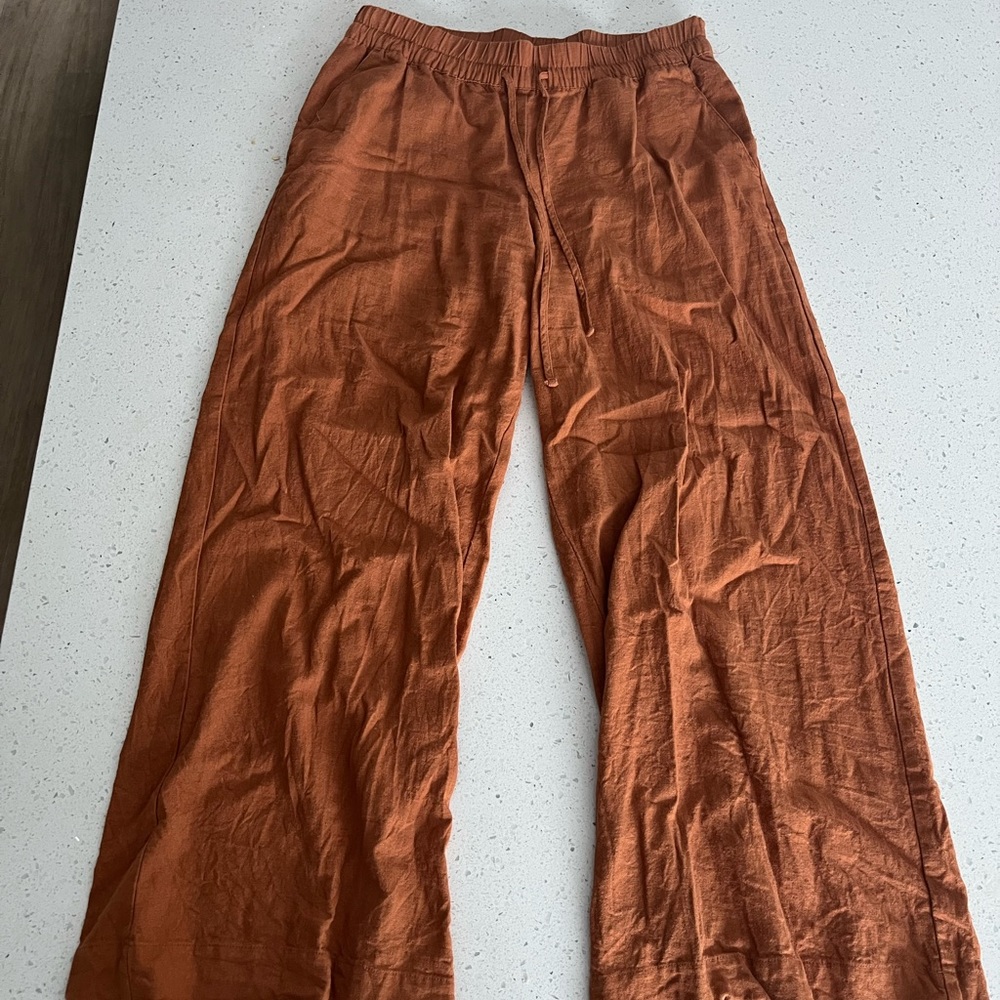 burnt orange pants